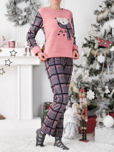 Pyjamas à carreaux Royalfashion Femme