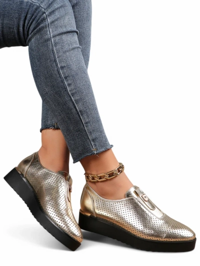 Royalfashion Chaussures aérées femme à enfiler Goffies