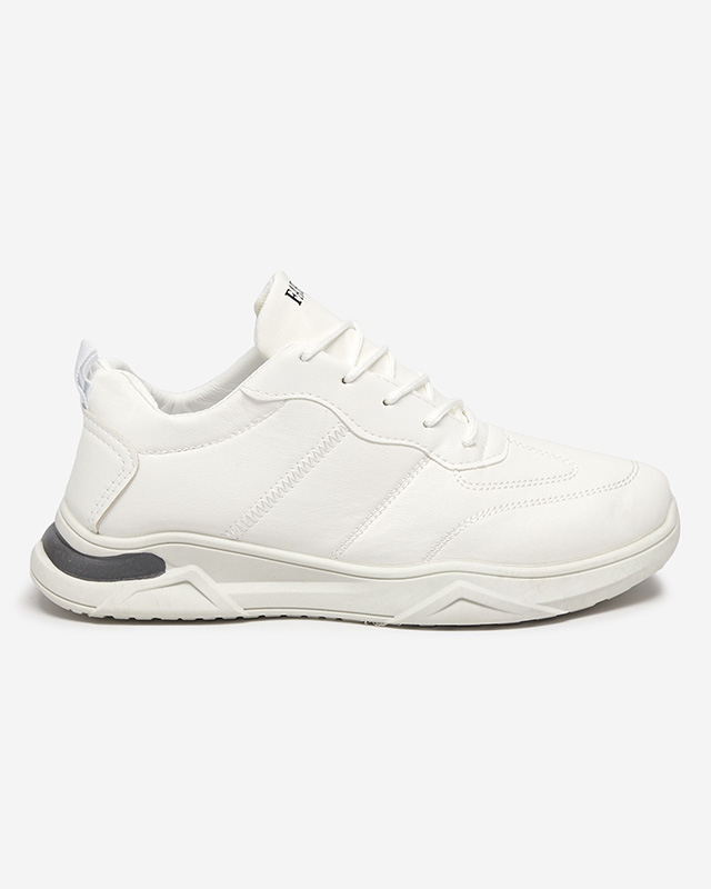 OUTLET Chaussures de sport en cuir écologique pour hommes en blanc Frossg- Footwear
