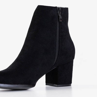 Bottines noires pour femmes sur un poteau bas Michela - Footwear
