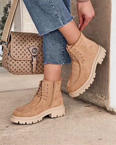 Bottines à lacets pour femmes Royalfashion Rullose