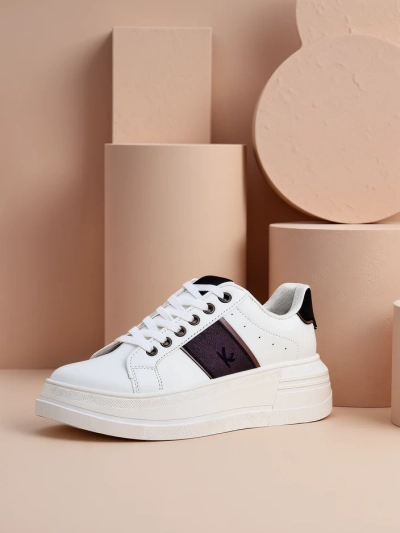 Royalfashion Baskets de sport à plateforme pour femmes Gevin