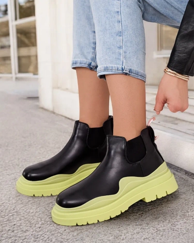Royalfashion Bottes à enfiler pour femmes Derri