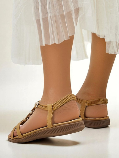 Royalfashion Sandales pour femmes avec ornements Imen