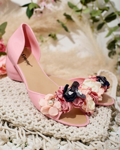 Royalfashion Ballerines en caoutchouc avec fleur Koddies