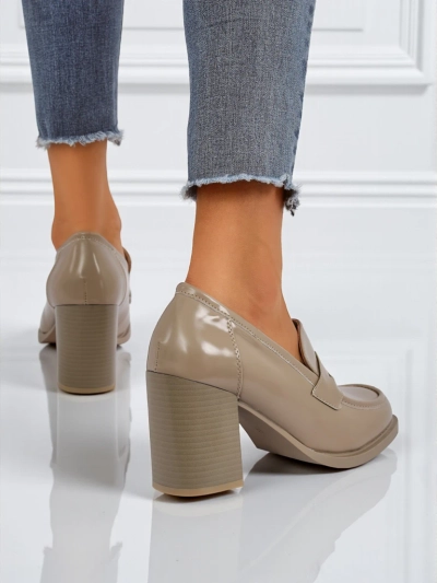 Royalfashion Mocassins pour femmes à talons Minerva