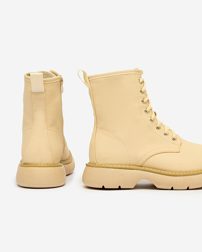 Royalfashion Bottes pour femme beige mat Kucillo