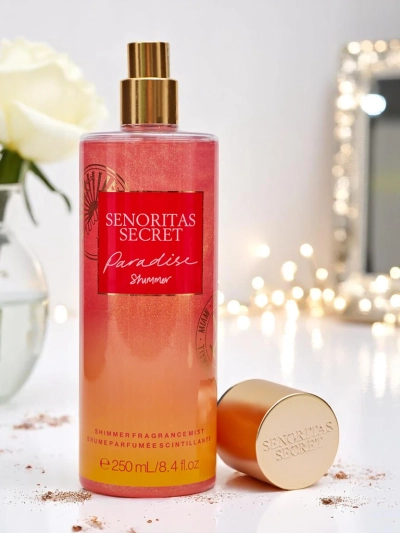 Senoritas Secret Brume pour le corps Paradise Shimmer avec paillettes