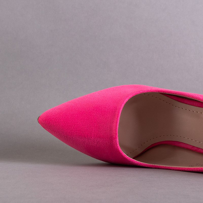 Escarpins rose fluo pour femmes à talon haut Madelina - Chaussures