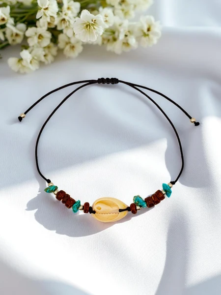 Bracelet pour femme avec coquillage d’Océanie Time