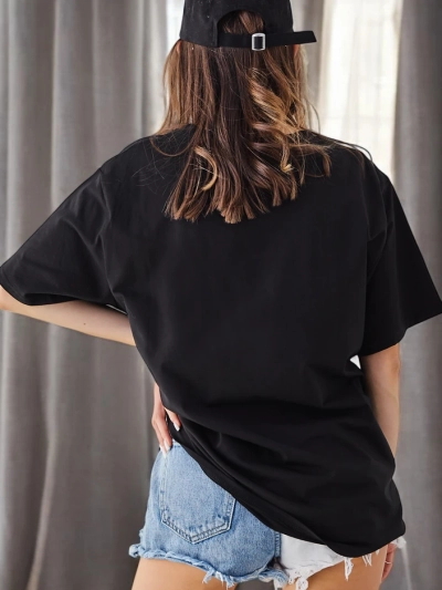T-shirt en coton pour femmes Royalfashion avec impression