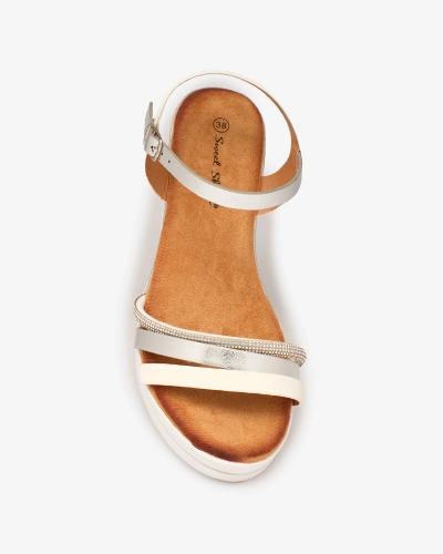 Royalfashion Sandales à ancre argentée Afocla pour femme