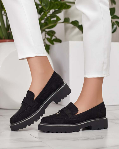 Royalfashion Mocassins pour femmes avec zircons Ali