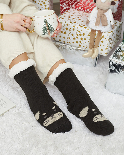 Royalfashion Chaussettes beige isolées pour femme