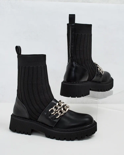 Royalfashion Bottes élégantes pour femmes avec ornement Olluf