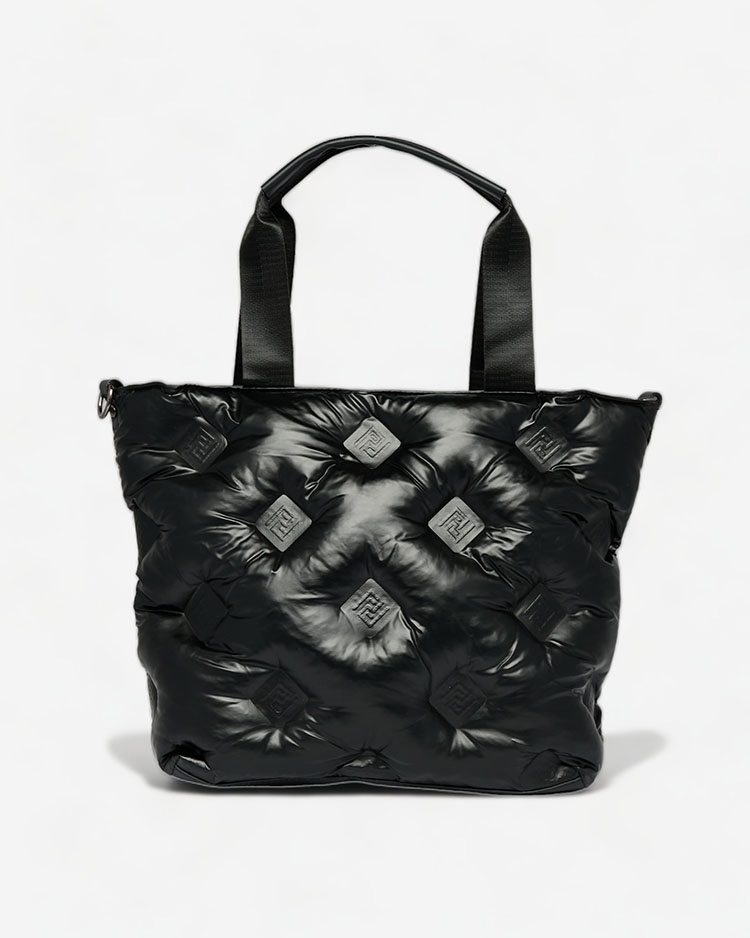 Royalfashion Sac à main femme matelassé noir