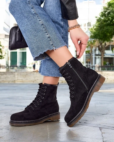 Bottines à lacets pour femmes Royalfashion Rullo
