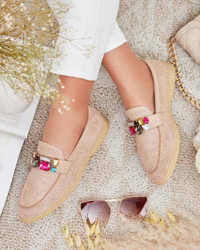 Royalfashion Mocassins ajourés pour femme Mettele