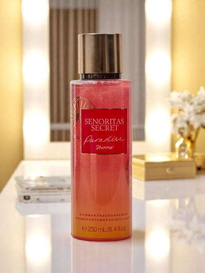 Senoritas Secret Brume pour le corps Paradise Shimmer avec paillettes
