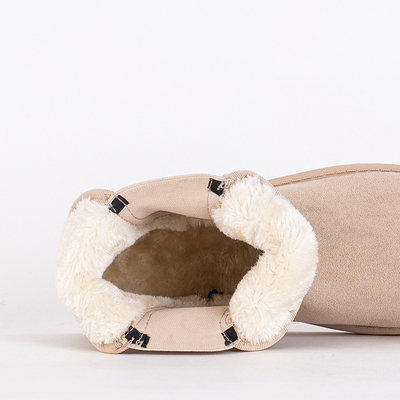 Bottes de neige pour femmes beiges Gavi - Footwear