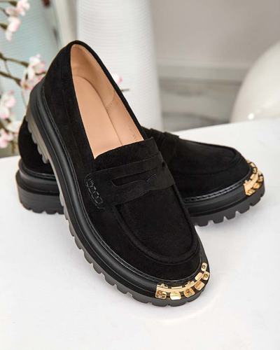 Royalfashion Mocassins en daim écologique pour femme Retillum