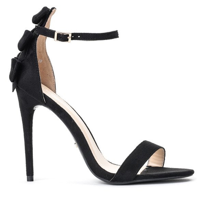 Sandales noires à talons hauts Tronto - Chaussures 1