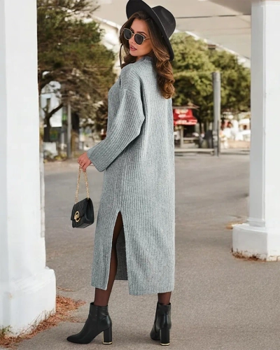 Robe pull longue pour femme de Royalfashion