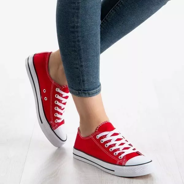OUTLET Baskets femme Noenoes rouges - Chaussures