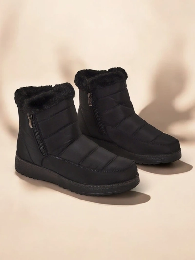 Bottines pour Femmes Venus Noires en Tissu Confortables pour l'Hiver