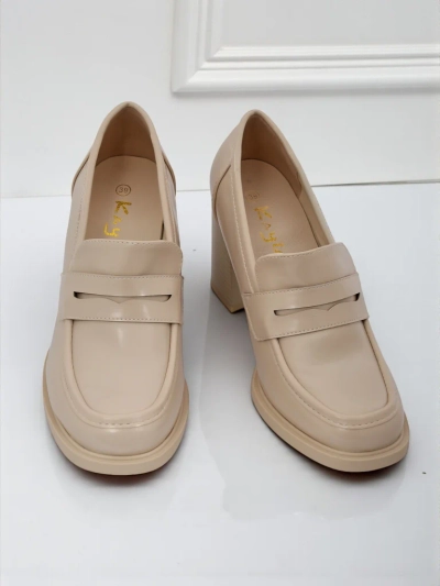Royalfashion Mocassins pour femmes à talons Minerva