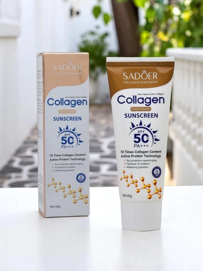 Crème solaire Sadoer SPF 50 au collagène