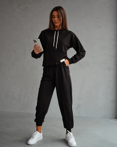 Royalfashion Ensemble Décontracté en Coton pour Femmes