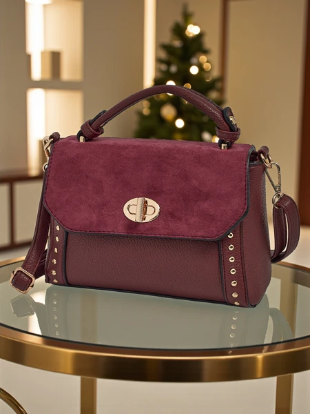 Petit sac à main pour femmes en cuir écologique Merlina