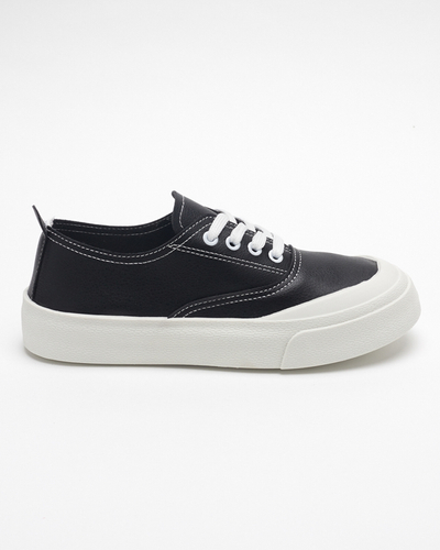 Sneakers Lorino Noir Femme - Chaussures