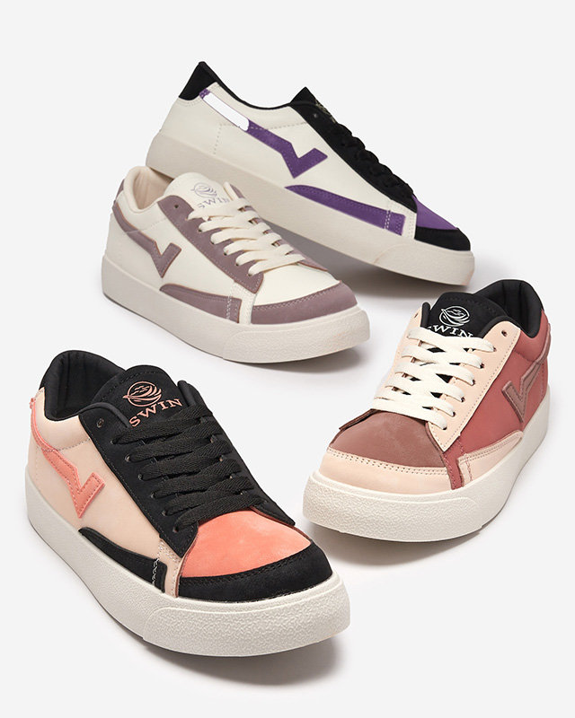 OUTLET Chaussures de sport femme Swishos violet et noir - Footwear