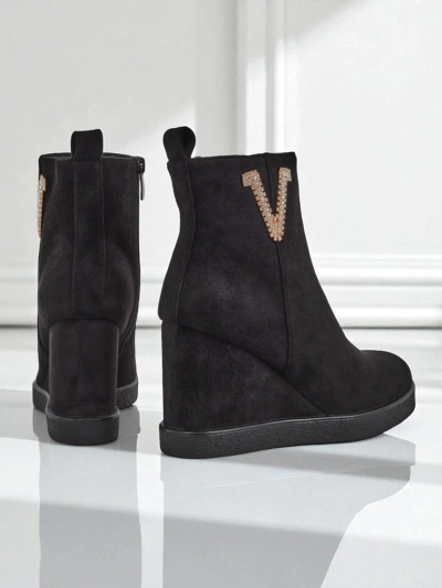 Royalfashion Nerias Bottes à talons pour femmes