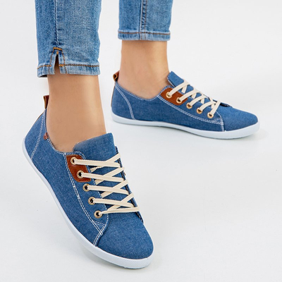 OUTLET Baskets à lacets bleues pour femmes de Sindri - Chaussures