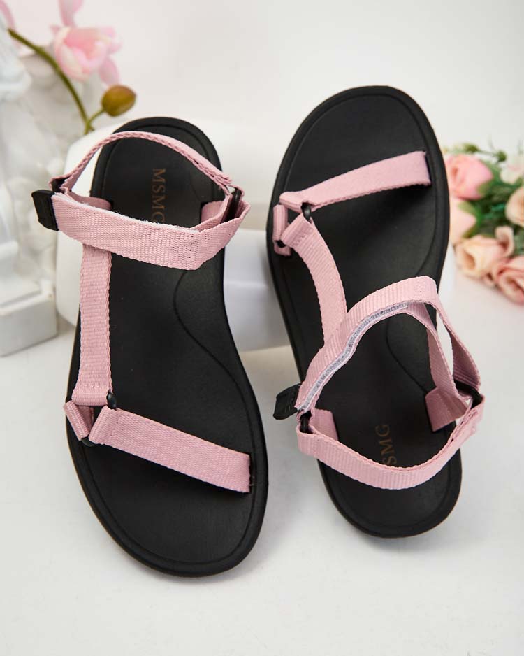 Pink Tatags Sandales de sport pour femmes - Chaussures