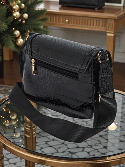 Petit sac à main verni pour femme en cuir écologique Lurenn