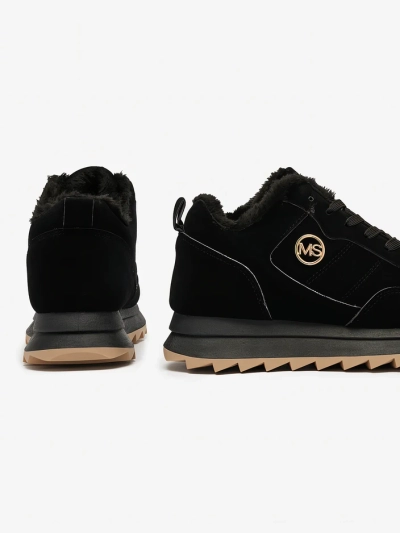 Royalfashion Noir Chaussures de sport isolées pour femme Lahho