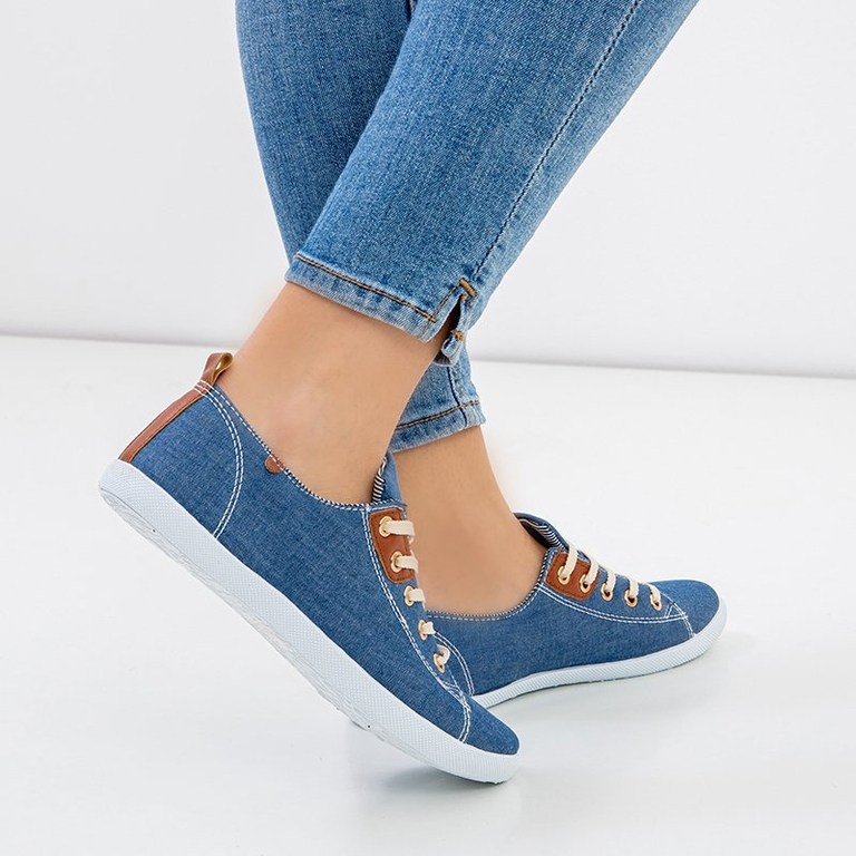 OUTLET Baskets à lacets bleues pour femmes de Sindri - Chaussures