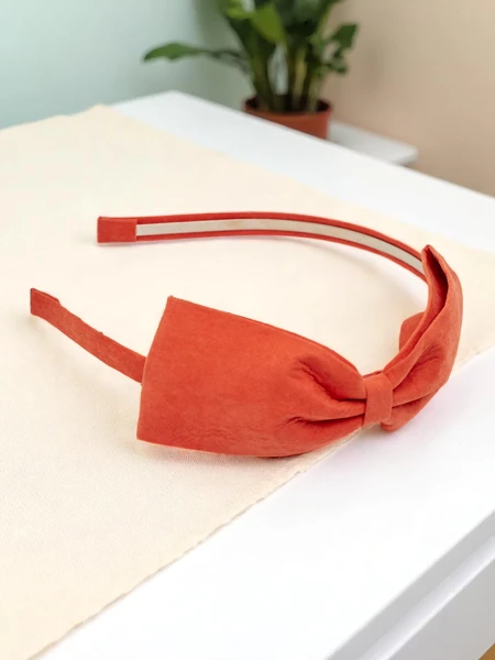 Royalfashion Serre-tête avec Noeud Lilas