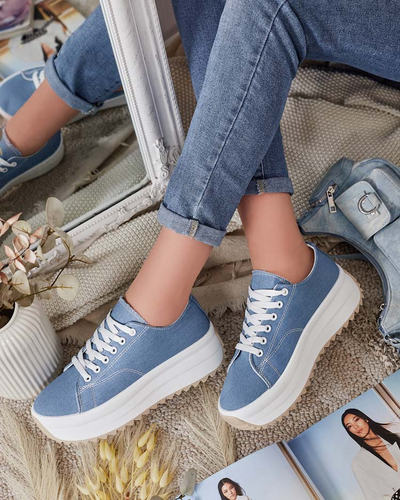 Royalfashion Sports Baskets à semelles compensées pour femmes