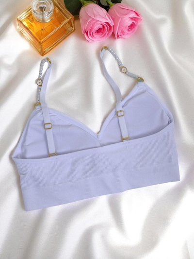Royalfashion Brassière de sport rembourrée pour femme, soutien actif