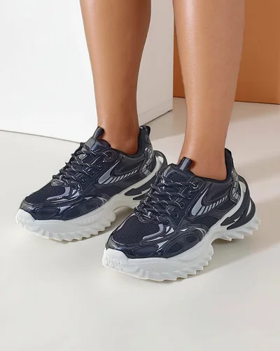 Royalfashion Baskets de sport pour femmes avec une semelle plus épaisse Annete