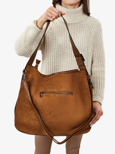 Sac à main shopper pour femmes en éco-daim Donenn