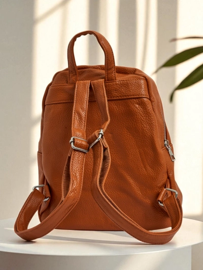 Royalfashion Sac à dos pour femmes en cuir écologique Evelin Day