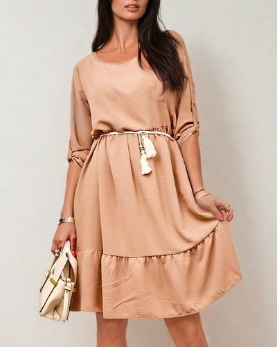 Royalfashion Robe femme longueur genou