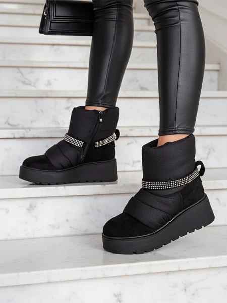 Bottes de neige compensées pour femmes Royalfashion Renosi