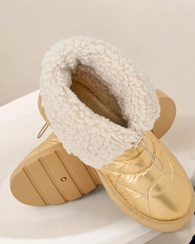 Royalfashion Bottines de neige pour femmes à la manière des bottes de neige Oferita